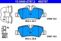 Bremžu uzliku kompl., Disku bremzes