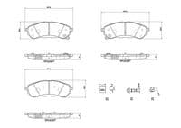 Bremžu uzliku kompl., Disku bremzes