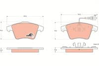 Bremžu uzliku kompl., Disku bremzes
