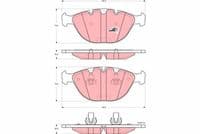 Bremžu uzliku kompl., Disku bremzes