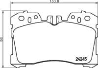 Bremžu uzliku kompl., Disku bremzes