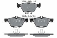 Bremžu uzliku kompl., Disku bremzes