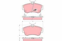 Bremžu uzliku kompl., Disku bremzes