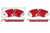 Bremžu uzliku kompl., Disku bremzes