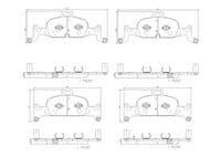 Bremžu uzliku kompl., Disku bremzes