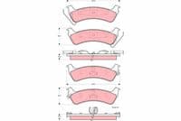 Bremžu uzliku kompl., Disku bremzes