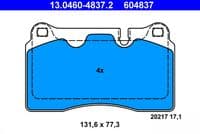 Bremžu uzliku kompl., Disku bremzes