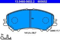 Bremžu uzliku kompl., Disku bremzes