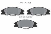 Bremžu uzliku kompl., Disku bremzes