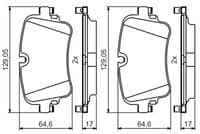 Bremžu uzliku kompl., Disku bremzes