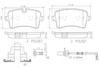 Bremžu uzliku kompl., Disku bremzes