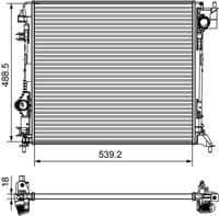 Radiators, Motora dzesēšanas sistēma