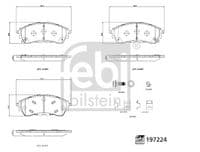 Bremžu uzliku kompl., Disku bremzes