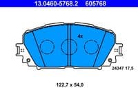 Bremžu uzliku kompl., Disku bremzes
