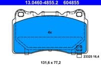 Bremžu uzliku kompl., Disku bremzes