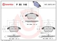 Bremžu uzliku kompl., Disku bremzes
