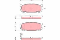 Bremžu uzliku kompl., Disku bremzes