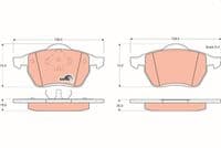 Bremžu uzliku kompl., Disku bremzes