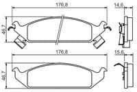 Bremžu uzliku kompl., Disku bremzes
