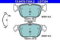 Bremžu uzliku kompl., Disku bremzes