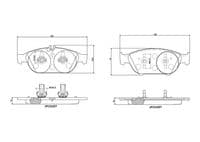 Bremžu uzliku kompl., Disku bremzes