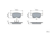 Bremžu uzliku kompl., Disku bremzes