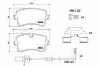 Bremžu uzliku kompl., Disku bremzes