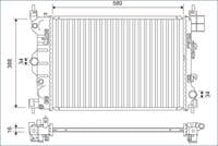 Radiators, Motora dzesēšanas sistēma