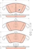 Bremžu uzliku kompl., Disku bremzes