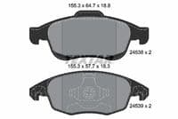 Bremžu uzliku kompl., Disku bremzes