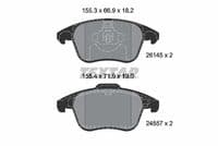 Bremžu uzliku kompl., Disku bremzes