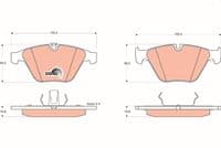 Bremžu uzliku kompl., Disku bremzes