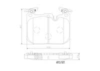 Bremžu uzliku kompl., Disku bremzes