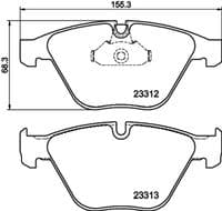Bremžu uzliku kompl., Disku bremzes