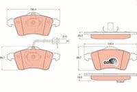 Bremžu uzliku kompl., Disku bremzes
