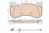 Bremžu uzliku kompl., Disku bremzes