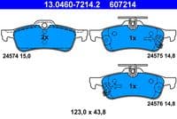 Bremžu uzliku kompl., Disku bremzes