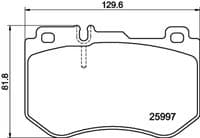 Bremžu uzliku kompl., Disku bremzes