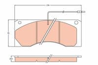 Bremžu uzliku kompl., Disku bremzes