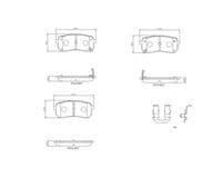 Bremžu uzliku kompl., Disku bremzes