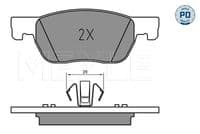 Bremžu uzliku kompl., Disku bremzes