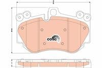 Bremžu uzliku kompl., Disku bremzes