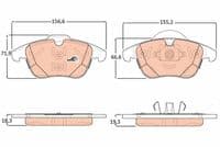 Bremžu uzliku kompl., Disku bremzes