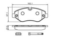 Bremžu uzliku kompl., Disku bremzes