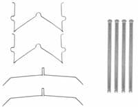 Piederumu komplekts, Disku bremžu uzlikas