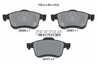 Bremžu uzliku kompl., Disku bremzes