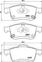 Bremžu uzliku kompl., Disku bremzes