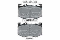 Bremžu uzliku kompl., Disku bremzes