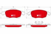 Bremžu uzliku kompl., Disku bremzes