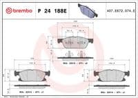 Bremžu uzliku kompl., Disku bremzes